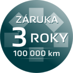 FOTON poskytuje záruku na 3 roky nebo 100 000 km