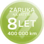 FOTON poskytuje záruku na baterii na 8 let nebo 400 000 km