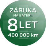 FOTON poskytuje záruku na baterii na 8 let nebo 400 000 km